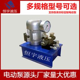 德州恒宇專業機械工程油泵 引領超高壓電動泵定制化供應，驅動液壓動力機械及元件制造新篇章